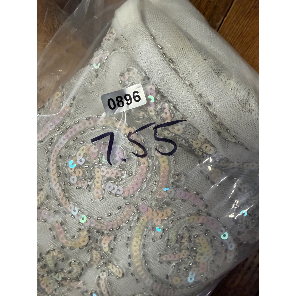 Mesh Sequin Tunic Top Women's L Fairycore Whimsigoth Ethereal Festival Y2K - Picture 9 of 10